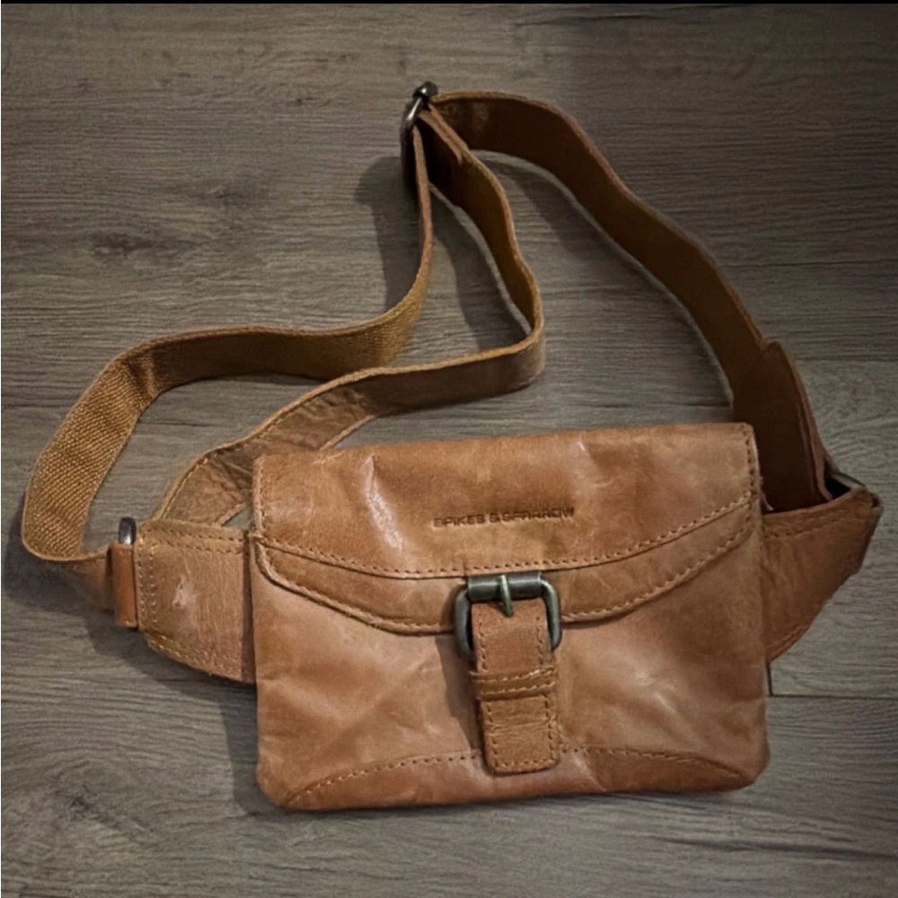 Brown Leather Crossbody Bag
